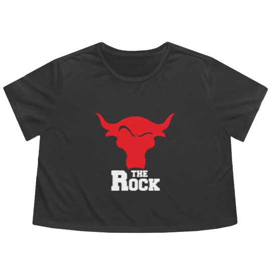 Discover The Rock Flowy Cropped Tees