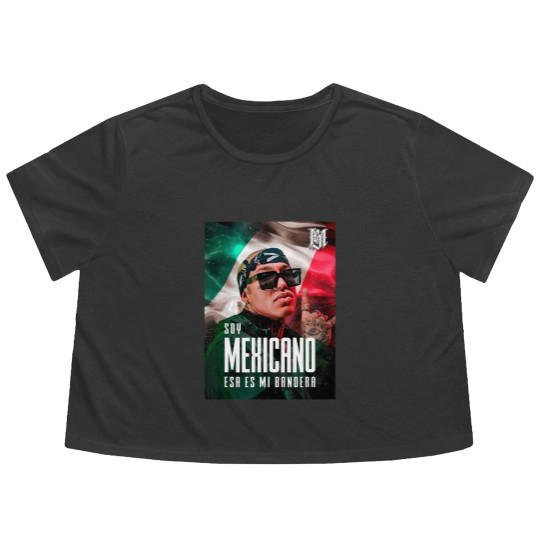 Discover playera lefty sm mexican soy mexicano esa es mi bandera t Flowy Cropped Tees