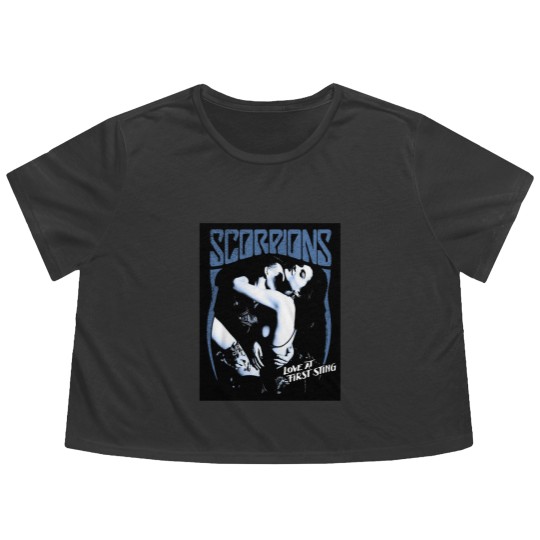 Discover Scorpions First Sting Flowy Cropped Tees
