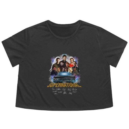 Discover 15 Seasons of Supernatural - Supernatural - Flowy Cropped Tees