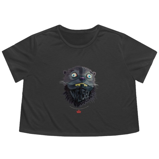 Discover The suicides Squad Big Weasel Logo Flowy Cropped Tees