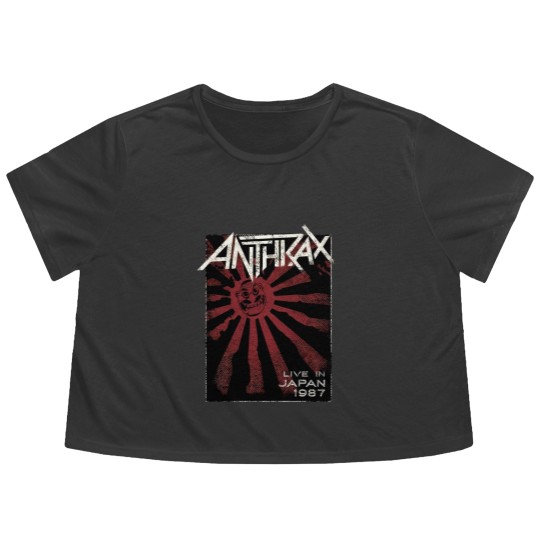 Discover Anthrax Unisex Flowy Cropped Tees: Live in Japan