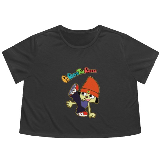 Discover Parappa The Rapper Flowy Cropped Tees