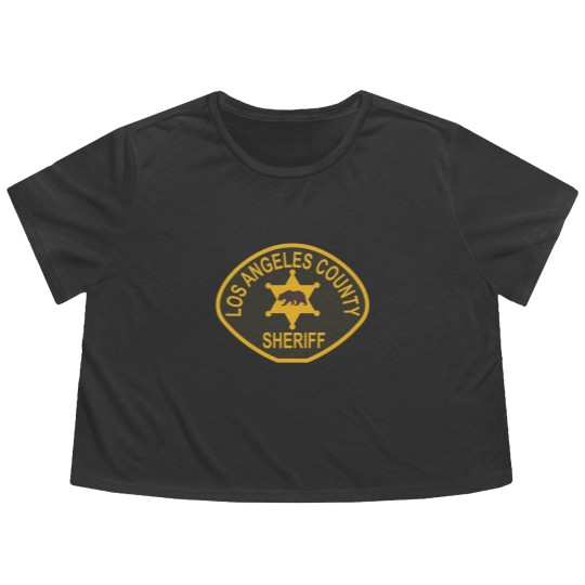 Discover Los Angeles County Sheriff Flowy Cropped Tees