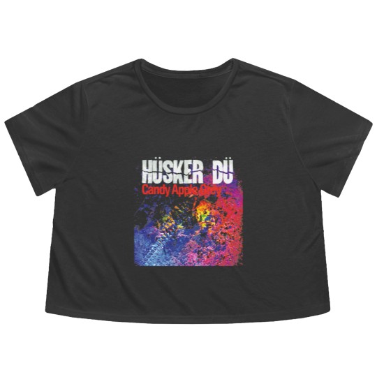 Discover HUSKER DU MUSIC PUNK Flowy Cropped Tees