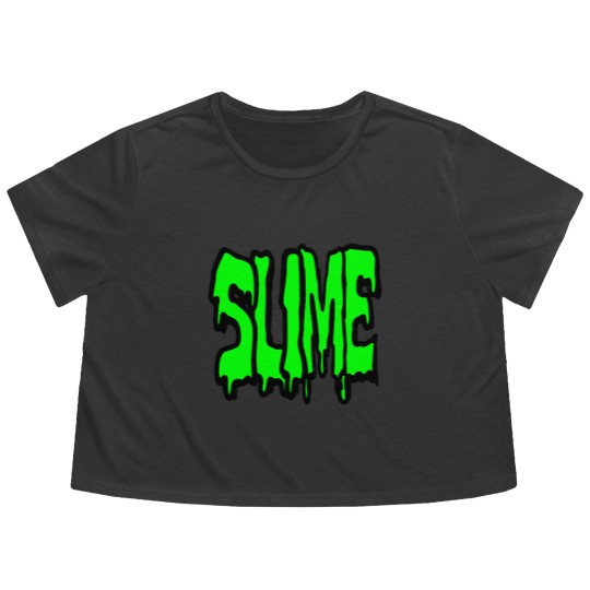 Discover Slime, nothing but pure disgusting slime Flowy Cropped Tees
