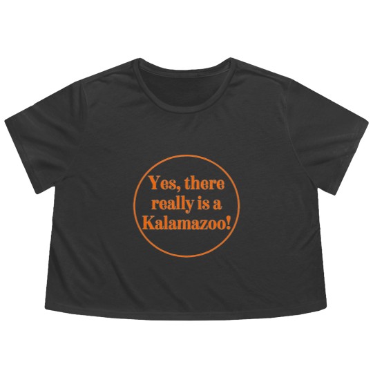 Discover Yes There Really Is A Kalamazoo Michigan Throwback Flowy Cropped Tees
