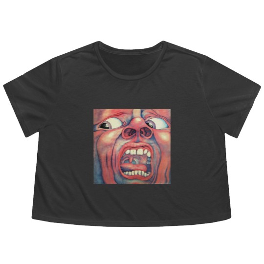 Discover Court of the Crimson King Flowy Cropped Tees