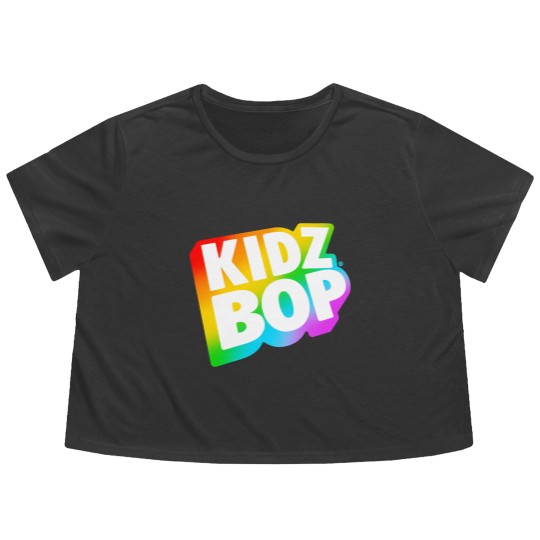 Discover Kidz Bop Rainbow Logo Flowy Cropped Tees
