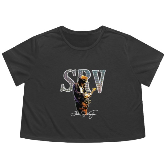 Discover Stevie Ray Vaughan legends never die Essential Flowy Cropped Tees