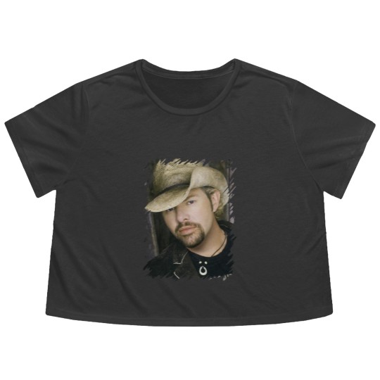 Discover Toby Keith Flowy Cropped Tees