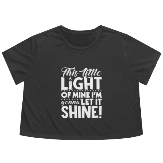 Discover This Little Light of Mine Flowy Cropped Tees Flowy Cropped Tees