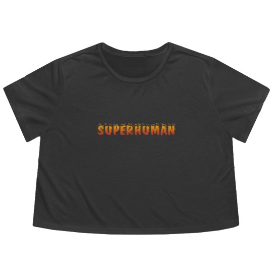 Discover Superhuman - Superhuman - Flowy Cropped Tees