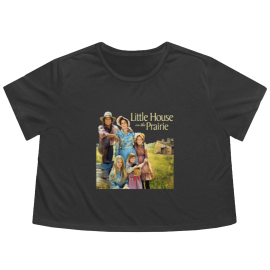 Discover Little House Tri-blend Flowy Cropped Tees