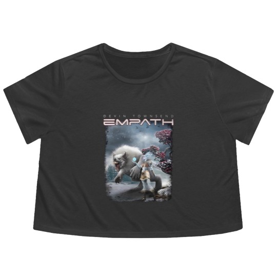Discover Devin Townsend Unisex Flowy Cropped Tees: Ice Queen