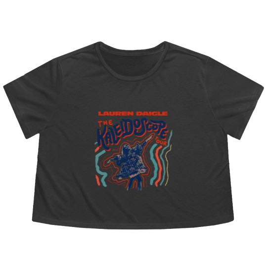 Discover Lauren Daigle 2023 Tour Thank God I Do Flowy Cropped Tees, Lauren Daigle Concert