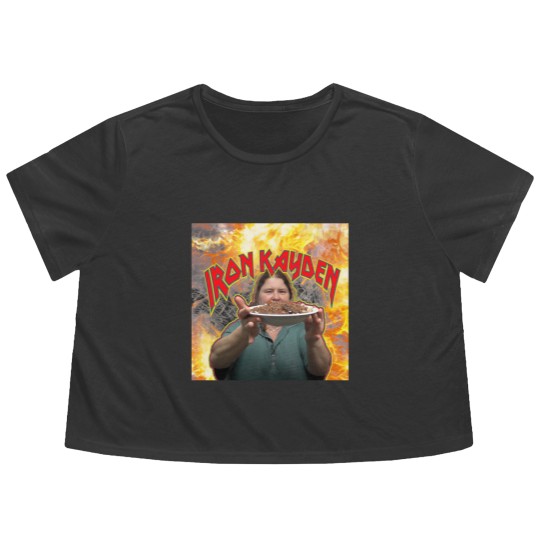 Discover Iron Kayden - Kay´s Cooking (Alphabet Soup) Flowy Cropped Tees