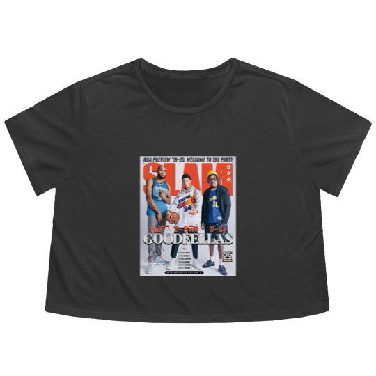 Discover Devin Booker SLAM Flowy Cropped Tees