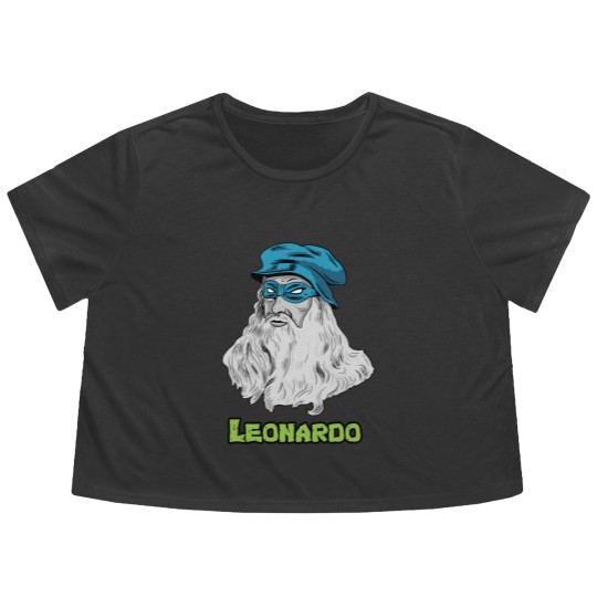 Discover Leonardo - Leonardo Da Vinci - Flowy Cropped Tees