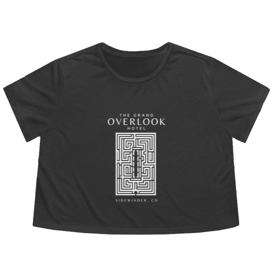 Discover The Grand Overlook Hotel Maze Flowy Cropped Tees, The Shining Flowy Cropped Tees