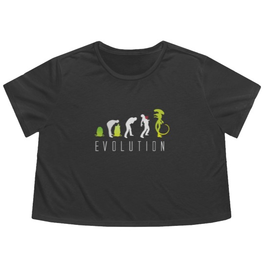 Discover Evolution of Alien Flowy Cropped Tees
