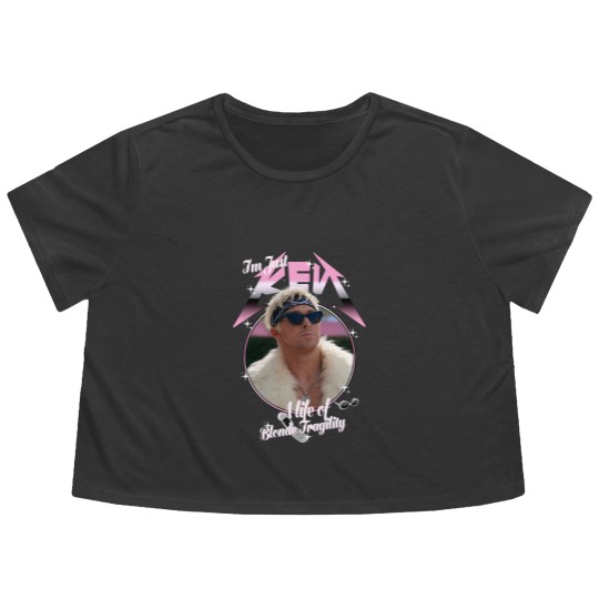 Discover I Am Kenough Barbie Flowy Cropped Tees
