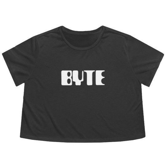 Discover Byte Magazine Flowy Cropped Tees