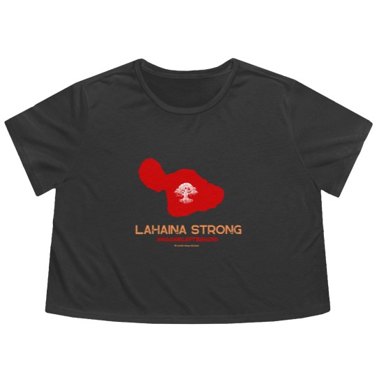 Discover Lahaina Strong Logo  Lahaina Strong Logo Flowy Cropped Tees
