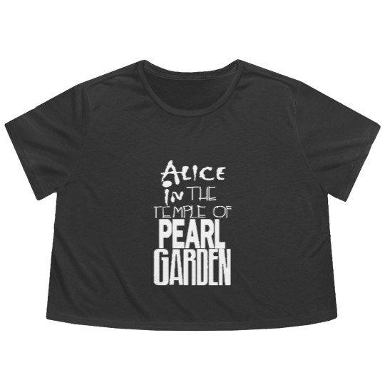 Discover Alice In The Temple Of Pearl Garden Flowy Cropped Tees