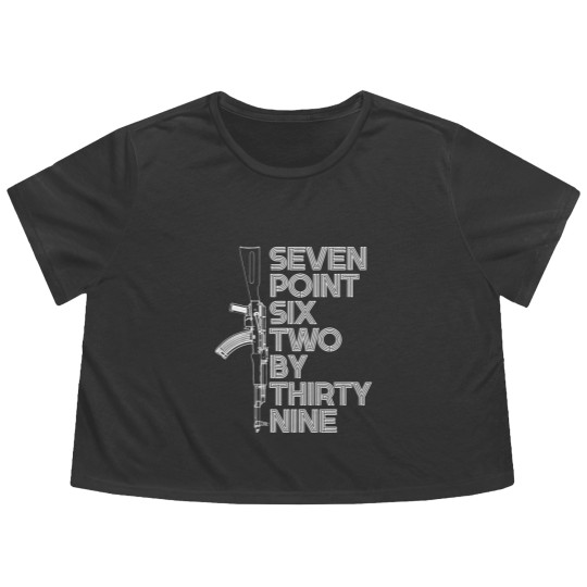 Discover 7.62x39 AK47 - Ak47 - Flowy Cropped Tees