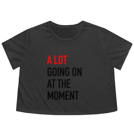 Discover A Lot Going On At The Moment New Eras Youth Flowy Cropped Tees, 2023 Concert Flowy Cropped Tees