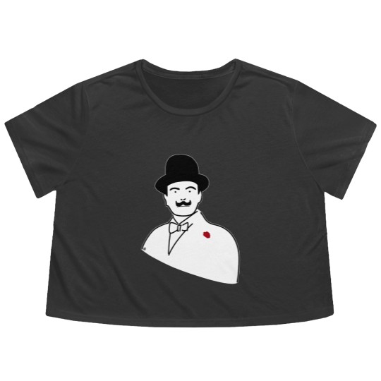 Discover Hercule Poirot Agatha Christie - Hercule Poirot - Flowy Cropped Tees