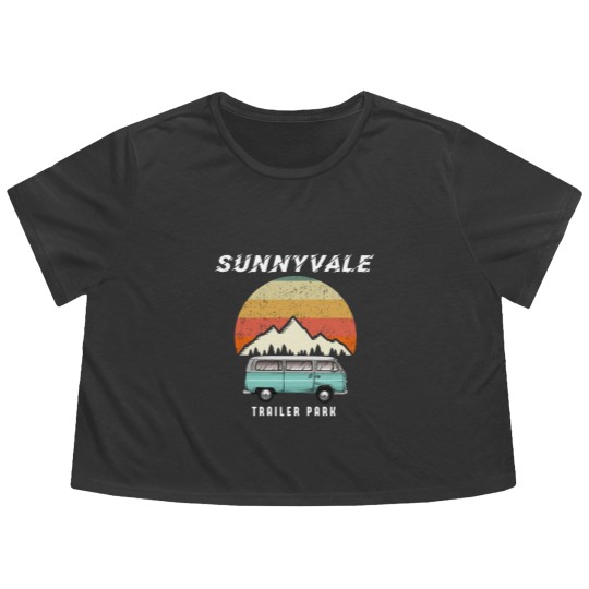 Discover Trailer Park SunnyVale Boys Vintage Gift Tri-blend Flowy Cropped Tees