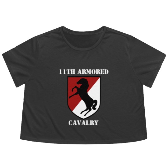 Discover 11th Armored Cavalry Regiment Flowy Cropped Tees