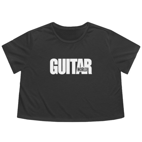 Discover Guitar World Flowy Cropped Tees