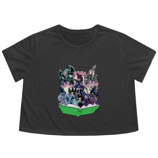 Discover World of Toons Flowy Cropped Tees