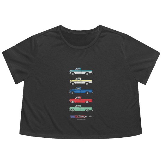 Discover 5 line Bumpside - 1968 F100 - Flowy Cropped Tees