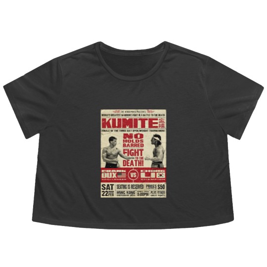 Discover Kumite Fight Flowy Cropped Tees