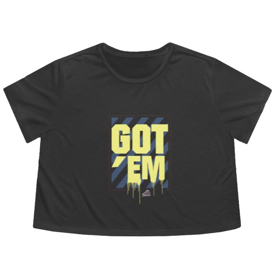Discover Got Em Sneakers Matching Flowy Cropped Tees Sneakerhead Gift Flowy Cropped Tees