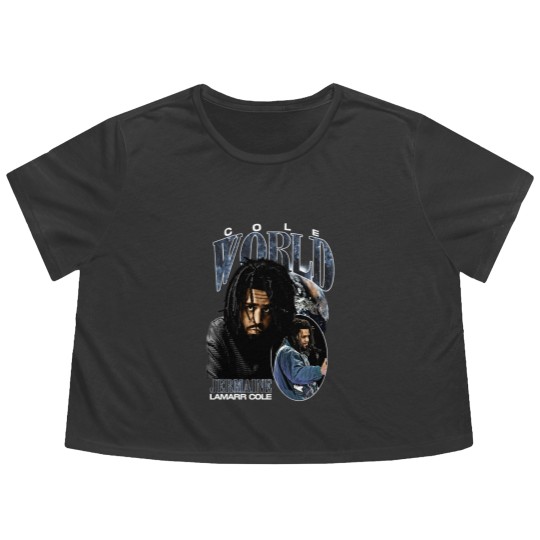 Discover Vintage J Cole Flowy Cropped Tees, Jay Cole American Rapper Flowy Cropped Tees, The off Season Album Flowy Cropped Tees