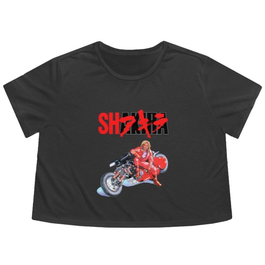 Discover Shakira Funny Anime Flowy Cropped Tees / Men's Women's Size