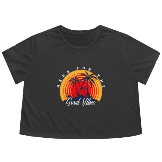 Discover Here For The Good V - Good V - Flowy Cropped Tees