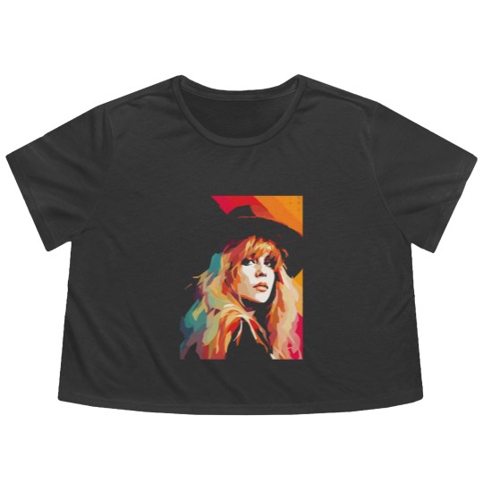Discover Stevie Nicks WPAP Flowy Cropped Tees