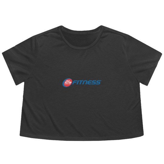 Discover 24 HOUR FITNESS LOGO Flowy Cropped Tees