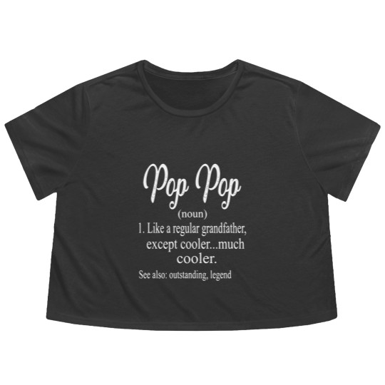 Discover Pop pop - Pop Pop - Flowy Cropped Tees