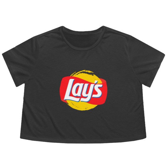 Discover Lays Snack Flowy Cropped Tees