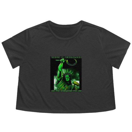 Discover Proud  Type O Liberty Negative 2020 All For None Pratiwi Christmas Flowy Cropped Tees