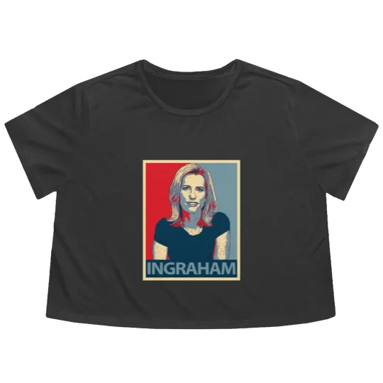 Discover Laura Ingraham Flowy Cropped Tees