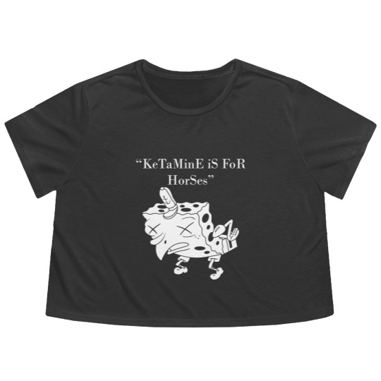 Discover Ketaminee Is for Horses Ketaminee Is for Horses Flowy Cropped Tees