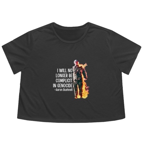 Discover Aaron Bushnell, Us airman - Aaron Bushnell Flowy Cropped Tees